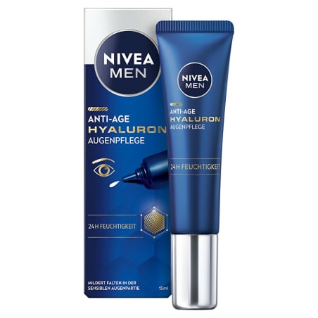 Oční krém proti vráskám Men Hyaluron Nivea - 15 ml