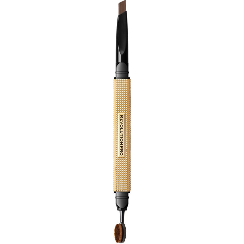 Oboustranná tužka na obočí Rockstar Dark Brown (Brow Styler) Revolution PRO - 0,25 g Oboustranná tužka na obočí Rockstar Dark Brown (Brow Styler) Revolution PRO - 0,25 g