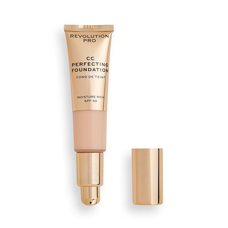 Multifunkční make-up pro suchou až kombinovanou pleť SPF 30 CC Cream Perfecting Foundation Revolution PRO / Odstín: F0.1 - 26 ml Multifunkční make-up pro suchou až kombinovanou pleť SPF 30 CC Cream Perfecting Foundation Revolution PRO / Odstín: F0.1 - 26 ml