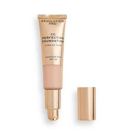 Multifunkční make-up pro suchou až kombinovanou pleť SPF 30 CC Cream Perfecting Foundation Revolution PRO / Odstín: F0.5 - 26 ml