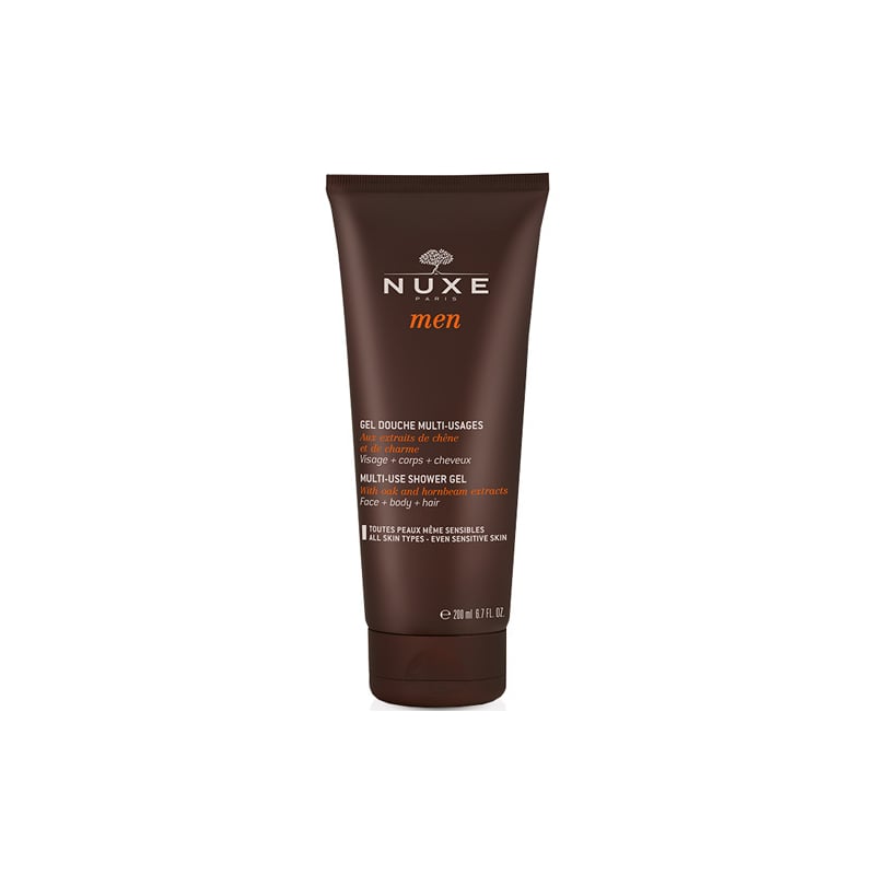 Sprchový gel na tělo, tvář i vlasy Men (Multi-Use Shower Gel) Nuxe - 200 ml Sprchový gel na tělo, tvář i vlasy Men (Multi-Use Shower Gel) Nuxe - 200 ml