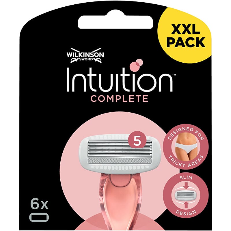 Náhradní hlavice Intuition Complete Wilkinson Sword - 6 ks Náhradní hlavice Intuition Complete Wilkinson Sword - 6 ks