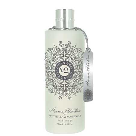 Sprchový gel Aroma Selection White Tea & Magnolia (Bath & Shower Gel) Vivian Gray - 500 ml