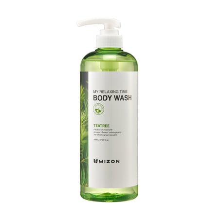 Sprchový gel pro podrážděnou a problematickou pokožku Teatree My Relaxing Time (Body Wash) Mizon - 800 ml