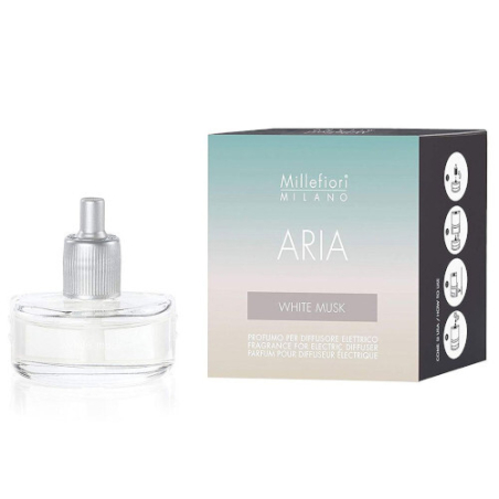 Náhradní náplň do elektrického difuzéru Aria / White Musk Millefiori Milano - 20 ml