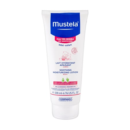 Dětské uklidňující hydratační mléko pro velmi citlivou pokožku (Soothing Moisture Lotion) Mustela - 200 ml