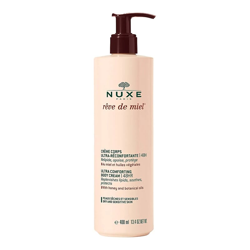 Zklidňující tělový krém pro suchou a citlivou pokožku Reve de Miel (Comforting Body Cream) Nuxe - 400 ml
