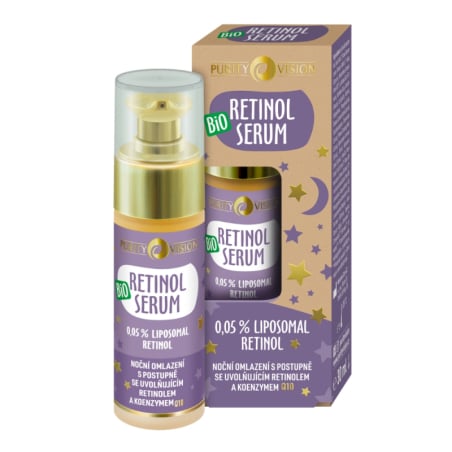Noční pleťové sérum Bio (Retinol Serum) Purity Vision - 30 ml