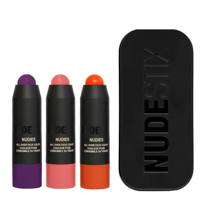 Dárková sada dekorativní kosmetiky Trendy Blush Mini Nudestix - 3 ks