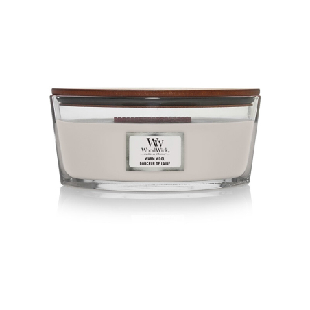 Vonná svíčka loď Warm Wool WoodWick - 453 g