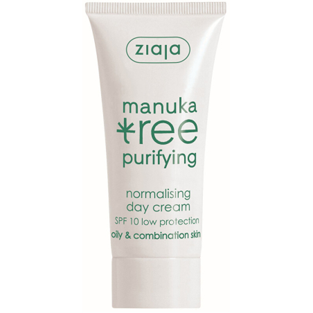 Denní krém SPF 10 normalizující Manuka Tree Purifying Ziaja - 50 ml