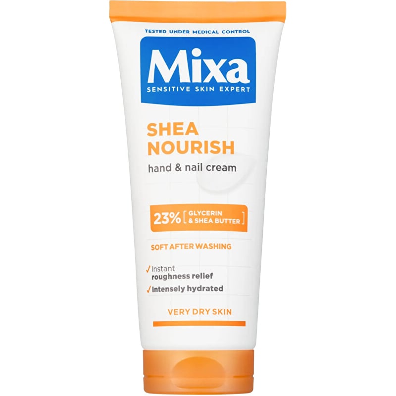 Vyživující krém na ruce pro suchou pokožku Shea Nourish (Hand & Nail Cream) Mixa - 100 ml