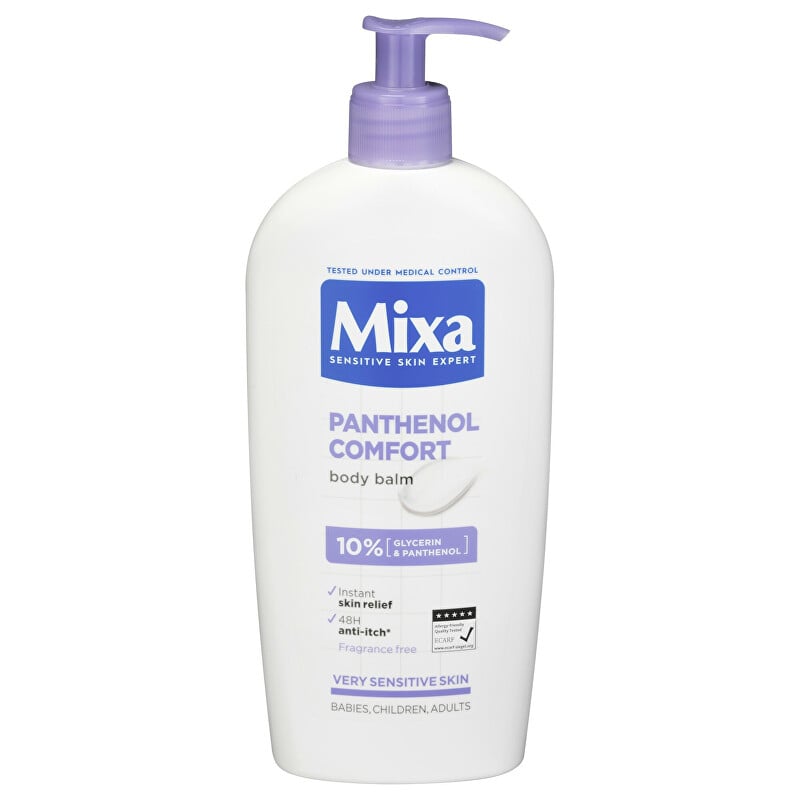 Zklidňující mléko pro suchou a citlivou pokožku Panthenol Comfort (Body Balm) Mixa - 400 ml Zklidňující mléko pro suchou a citlivou pokožku Panthenol Comfort (Body Balm) Mixa - 400 ml