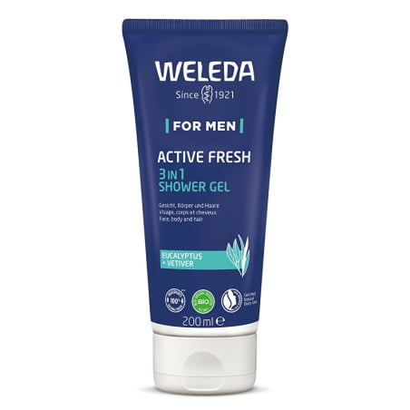 Pánský sprchový gel Active Fresh (3 in 1 Shower Gel) Weleda - 200 ml