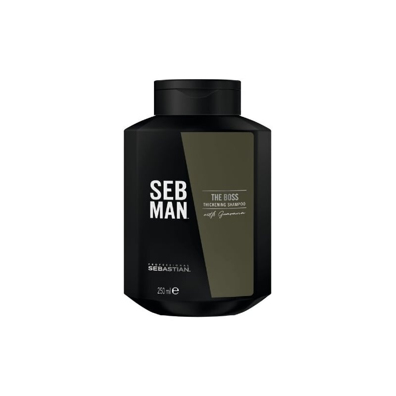 Objemový šampon pro jemné vlasy SEB MAN The Boss (Thickening shampoo) Sebastian Professional - 250 ml Objemový šampon pro jemné vlasy SEB MAN The Boss (Thickening shampoo) Sebastian Professional - 250 ml