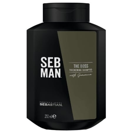 Objemový šampon pro jemné vlasy SEB MAN The Boss (Thickening shampoo) Sebastian Professional - 250 ml