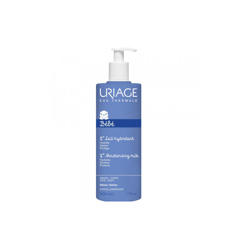 Hydratační mléko na tělo a obličej pro děti od narození Bébé (Moisturizing Milk) Uriage - 500 ml Hydratační mléko na tělo a obličej pro děti od narození Bébé (Moisturizing Milk) Uriage - 500 ml