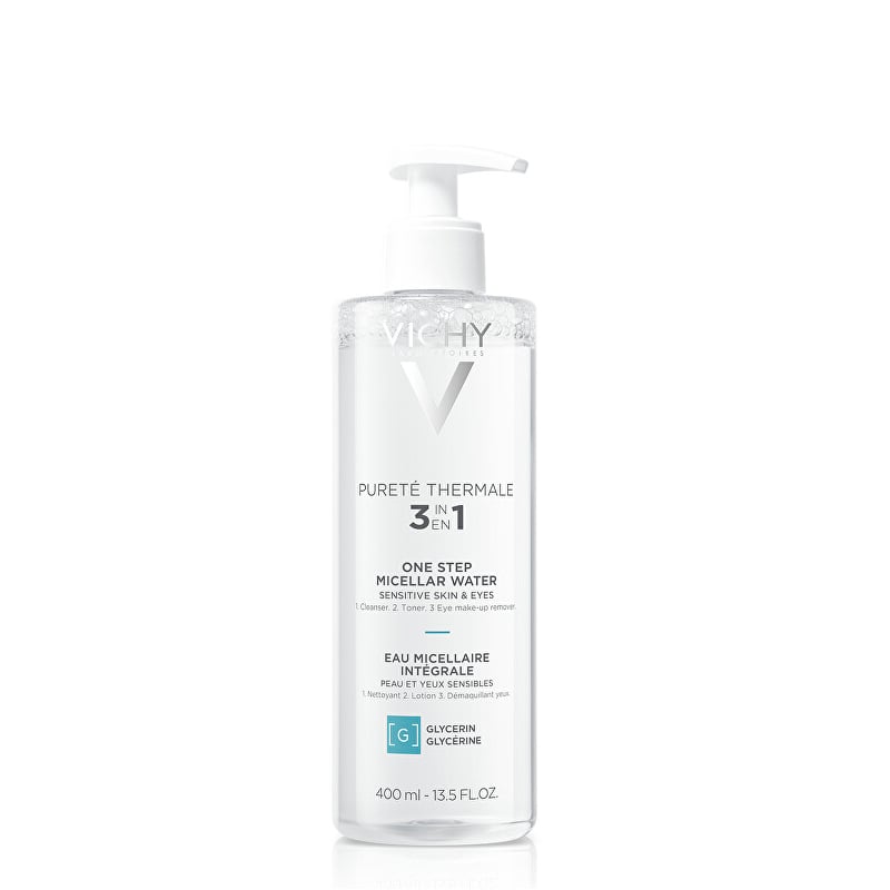 Minerální micelární voda pro citlivou pleť Pureté Thermale (Mineral Micellar Water) Vichy - 400 ml Minerální micelární voda pro citlivou pleť Pureté Thermale (Mineral Micellar Water) Vichy - 400 ml