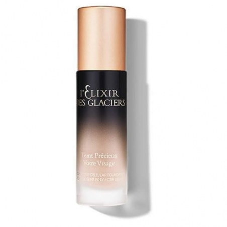 Vyhlazující tekutý make-up Elixir des Glaciers Teint Precieux Valmont / Odstín: Amber Beige in Florence - 30 ml