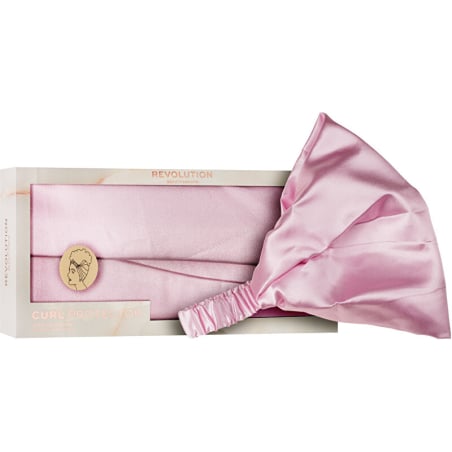 Kosmetická čelenka Satin Pink (Curl Protector) Revolution Haircare