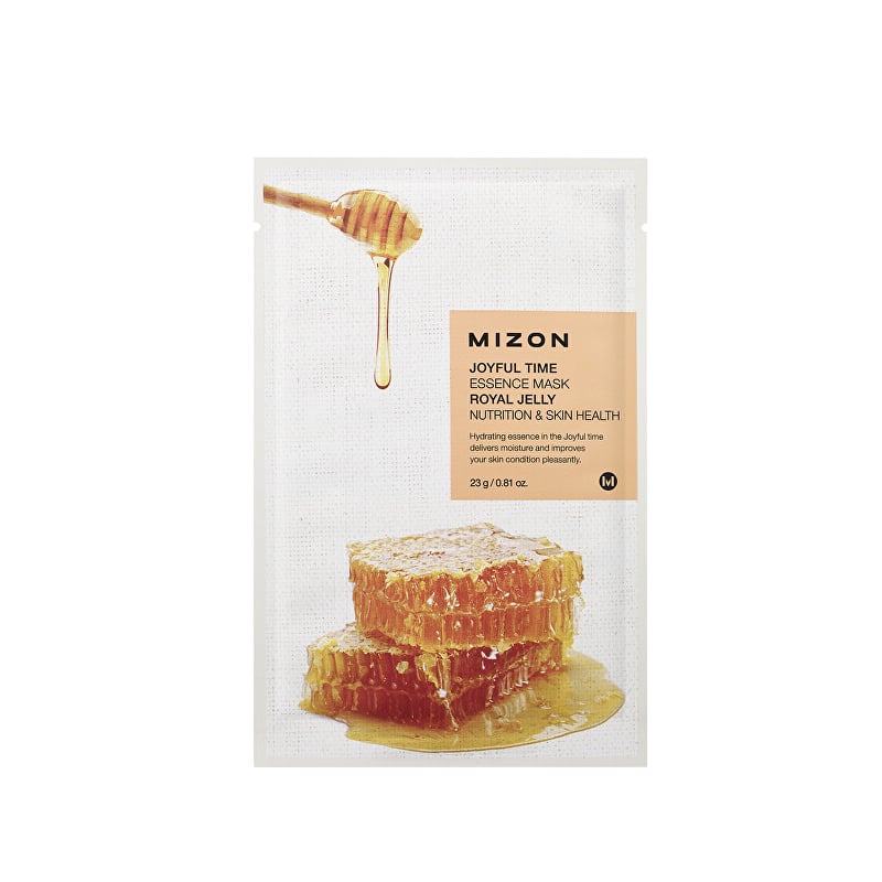 Plátýnková 3D maska s mateří kašičkou a medem pro výživu pleti Joyful Time (Essence Mask Royal Jelly) Mizon - 23 g Plátýnková 3D maska s mateří kašičkou a medem pro výživu pleti Joyful Time (Essence Mask Royal Jelly) Mizon - 23 g