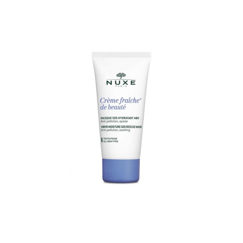 Hydratační maska pro všechny typy pleti Creme Fraiche De Beauté (48 HR Moisture SOS Rescue Mask) Nuxe - 50 ml Hydratační maska pro všechny typy pleti Creme Fraiche De Beauté (48 HR Moisture SOS Rescue Mask) Nuxe - 50 ml