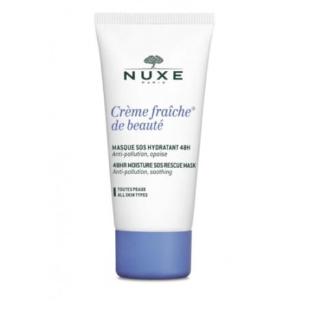 Hydratační maska pro všechny typy pleti Creme Fraiche De Beauté (48 HR Moisture SOS Rescue Mask) Nuxe - 50 ml