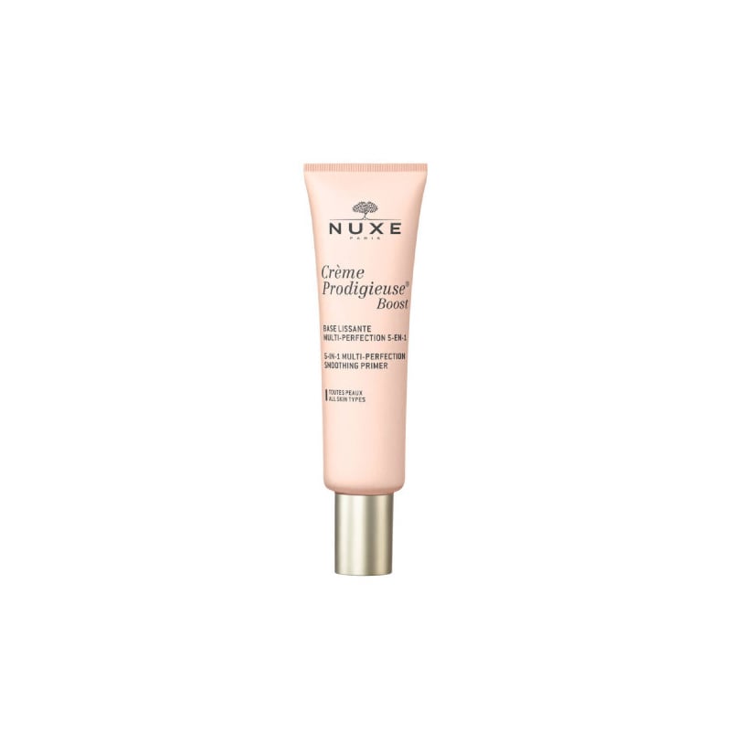 Rozjasňující a vyhlazující podkladová báze 5v1 Prodigieuse Boost (Multi Perfection Smoothing Primer) Nuxe - 30 ml