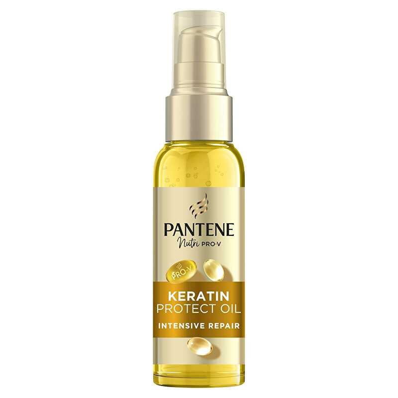Regenerační olej pro poškozené vlasy (Keratin Protect Oil) Pantene - 100 ml