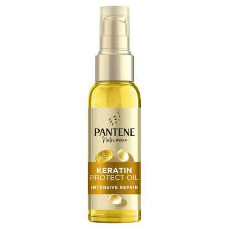 Regenerační olej pro poškozené vlasy (Keratin Protect Oil) Pantene - 100 ml