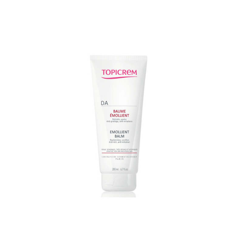Tělový balzám pro suchou, citlivou a atopickou pokožku DA (Emollient Balm) Topicrem - 75 ml