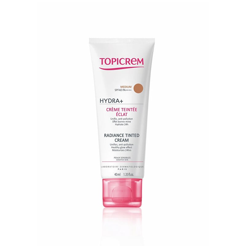 Hydratační tónující pleťový krém SPF 50 (Radiance Tinted Cream) Topicrem / Odstín: Claire - Light - 40 ml Hydratační tónující pleťový krém SPF 50 (Radiance Tinted Cream) Topicrem / Odstín: Claire - Light - 40 ml