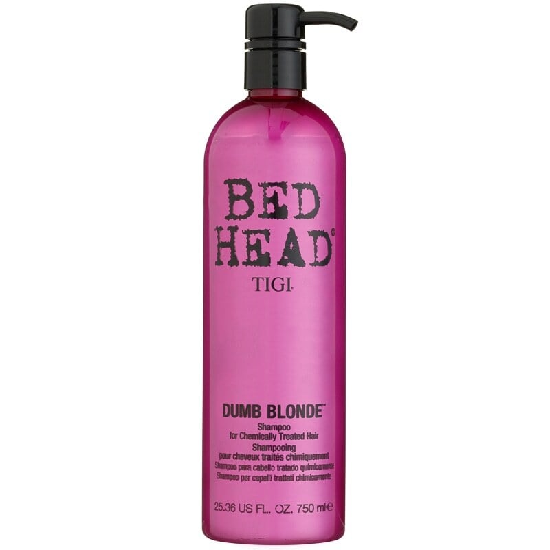 Šampon pro chemicky ošetřené blond vlasy Bed Head Dumb Blonde (Shampoo) Tigi - 750 ml Šampon pro chemicky ošetřené blond vlasy Bed Head Dumb Blonde (Shampoo) Tigi - 750 ml