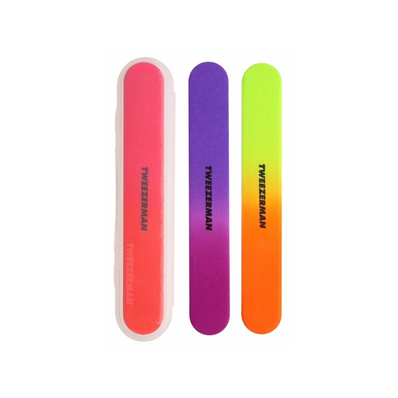 Neonové pilníky na nehty (Neon Nail Files) Tweezerman - 3 ks Neonové pilníky na nehty (Neon Nail Files) Tweezerman - 3 ks