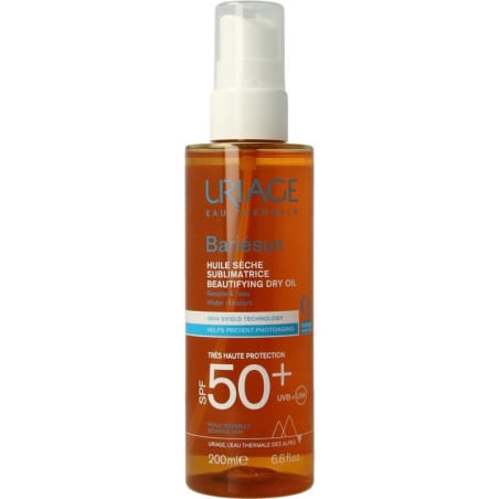 Suchý olej na opalování SPF 50+ Bariésun (Dry Oil Very High Protection) Uriage - 200 ml