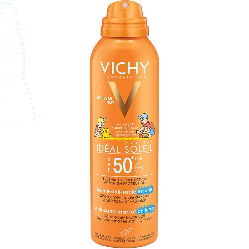 Opalovací mlha pro děti SPF50 Ideal Soleil (Anti-Sand Mist for Children) Vichy - 200 ml Opalovací mlha pro děti SPF50 Ideal Soleil (Anti-Sand Mist for Children) Vichy - 200 ml