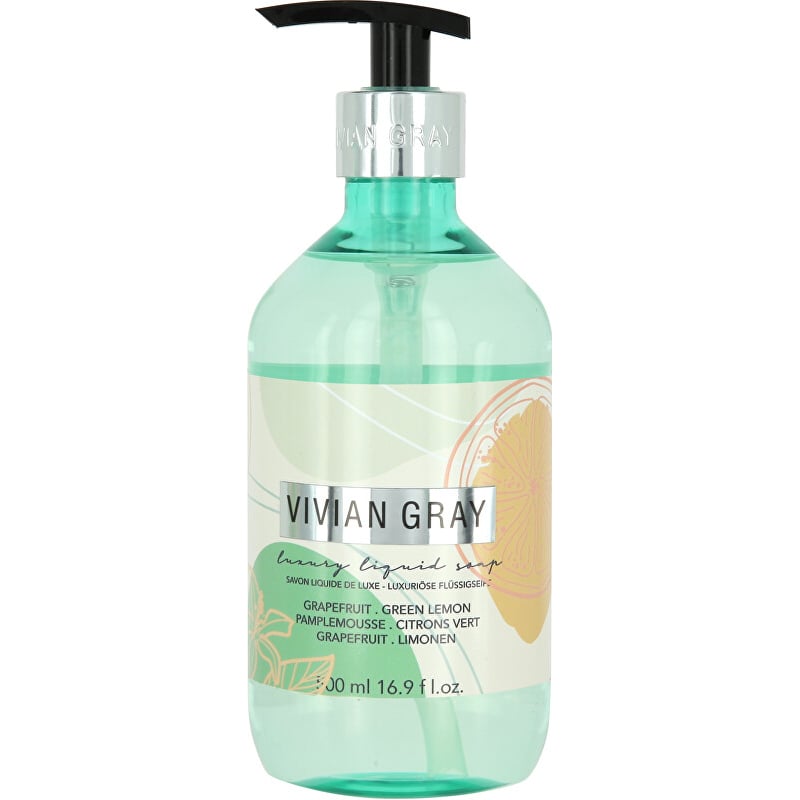 Tekuté mýdlo Grapefruit & Green Lemon (Liquid Soap) Vivian Gray - 500 ml Tekuté mýdlo Grapefruit & Green Lemon (Liquid Soap) Vivian Gray - 500 ml
