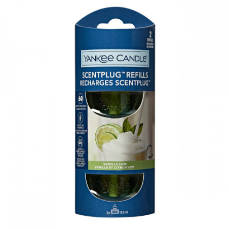 Náhradní náplň do elektrického difuzéru Organic Kit Vanilla Lime 2 x Yankee Candle - 18,5 ml