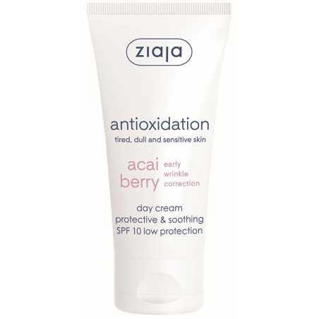 Zklidňující denní krém SPF 10 Acai Berry (Protective & Soothing Day Cream) Ziaja - 50 ml