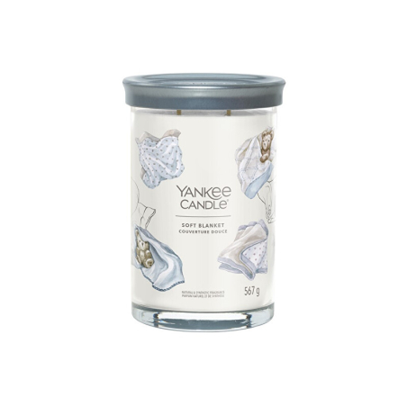 Aromatická svíčka Signature tumbler velký Soft Blanket Yankee Candle - 567 g