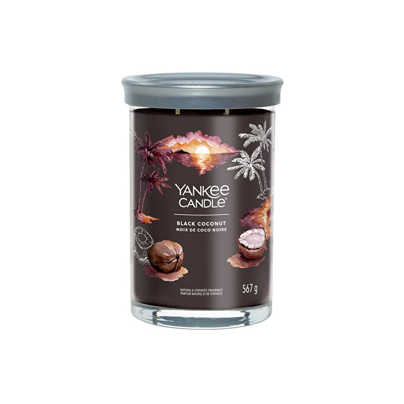 Aromatická svíčka Signature tumbler velký Black Coconut Yankee Candle - 567 g