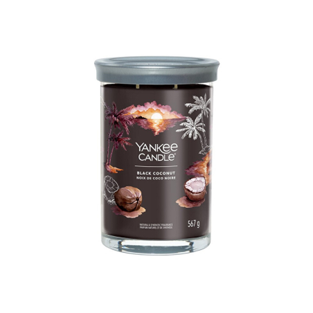 Aromatická svíčka Signature tumbler velký Black Coconut Yankee Candle - 567 g