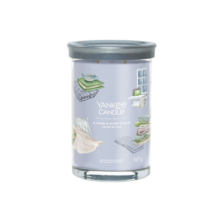 Aromatická svíčka Signature tumbler velký A Calm & Quiet Place Yankee Candle - 567 g