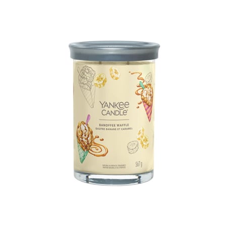 Aromatická svíčka Signature tumbler velký Banoffee Waffle Yankee Candle - 567 g