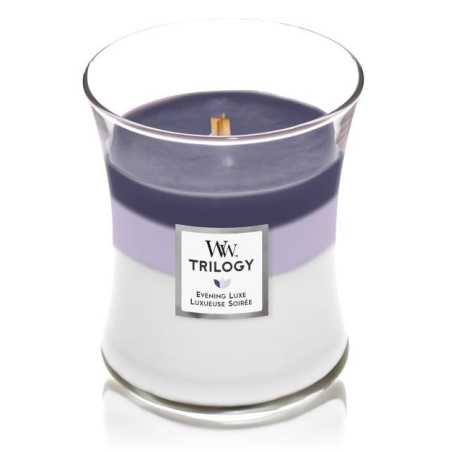 Vonná svíčka váza Trilogy Evening Luxe WoodWick - 275 g