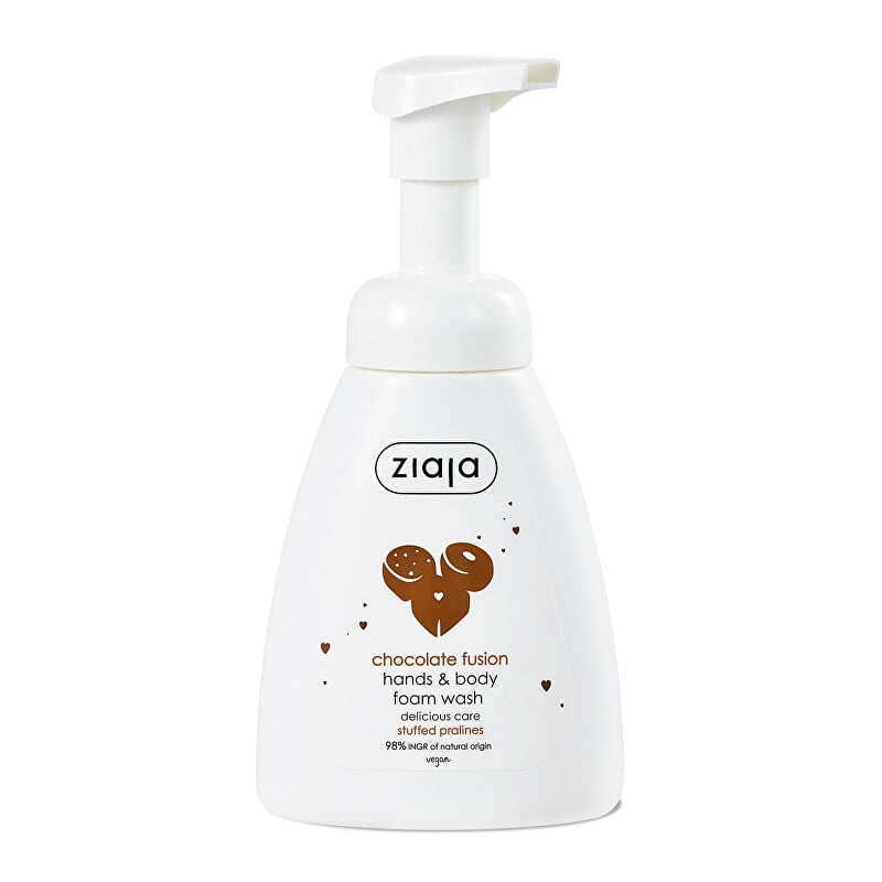 Pěnové mýdlo na ruce a tělo Chocolate Fusion (Hand & Body Foam Wash) Ziaja - 250 ml Pěnové mýdlo na ruce a tělo Chocolate Fusion (Hand & Body Foam Wash) Ziaja - 250 ml