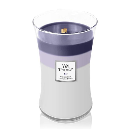 Vonná svíčka váza Trilogy Evening Luxe WoodWick - 609,5 g