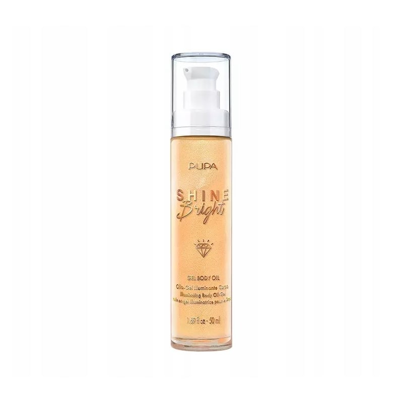 Rozjasňující tělový gelový olej Shine Bright (Gel Body Oil) PUPA Milano - 50 ml Rozjasňující tělový gelový olej Shine Bright (Gel Body Oil) PUPA Milano - 50 ml