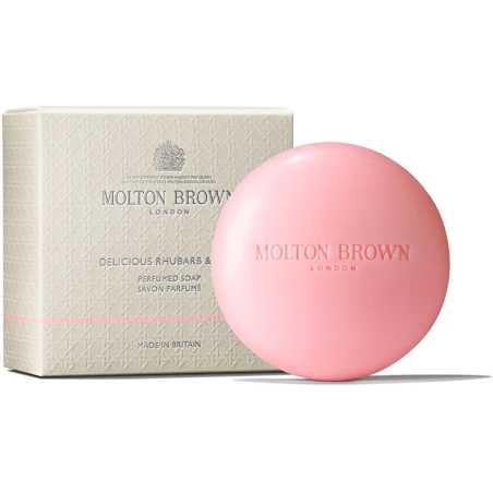 Tuhé mýdlo Rhubarb & Rose (Perfumed Soap) Molton Brown - 150 g