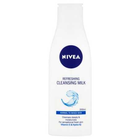 Osvěžující čisticí pleťové mléko pro normální až smíšenou pleť Aqua Effect Nivea - 200 ml
